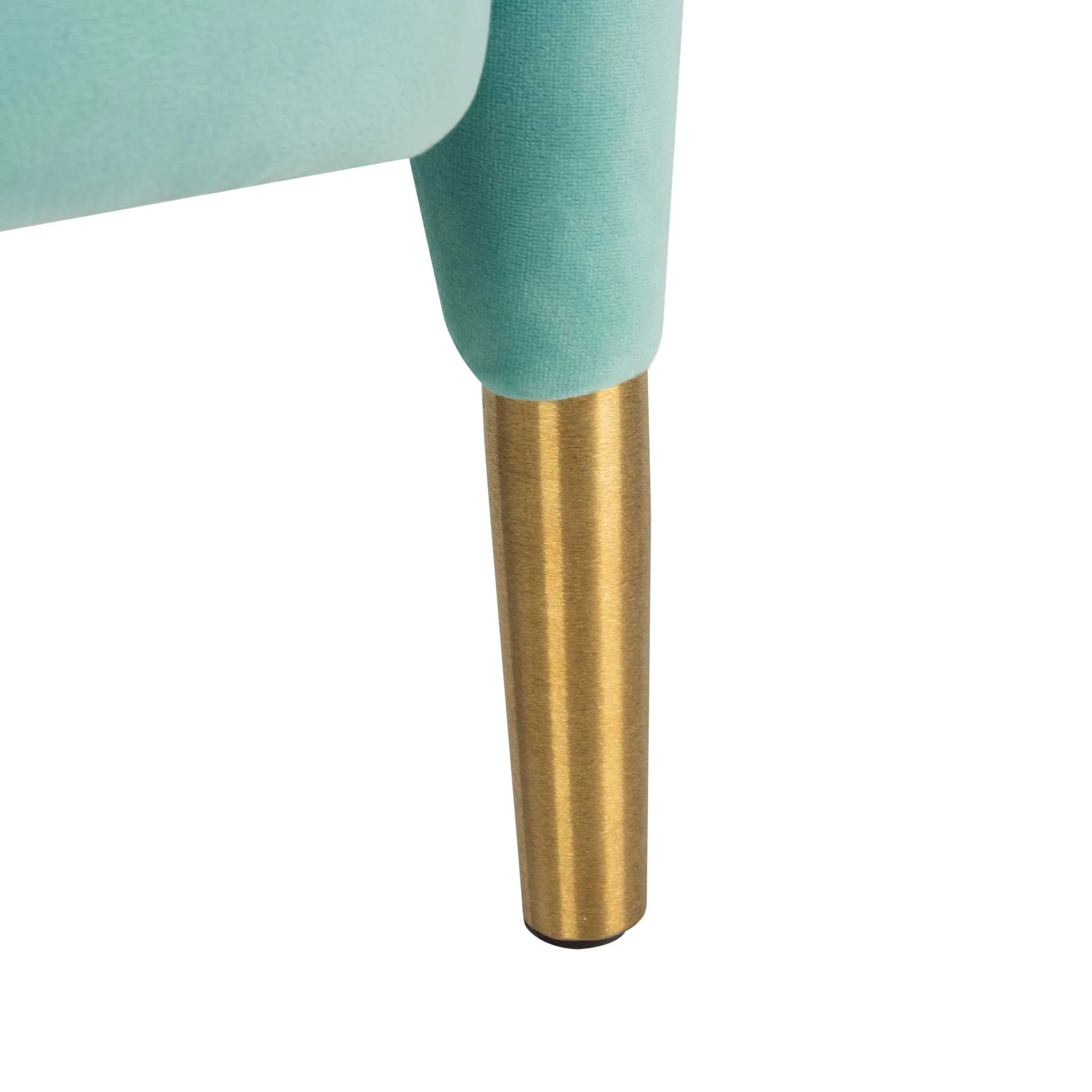 Tobias Velvet Arm Chair Aqua - Image 8
