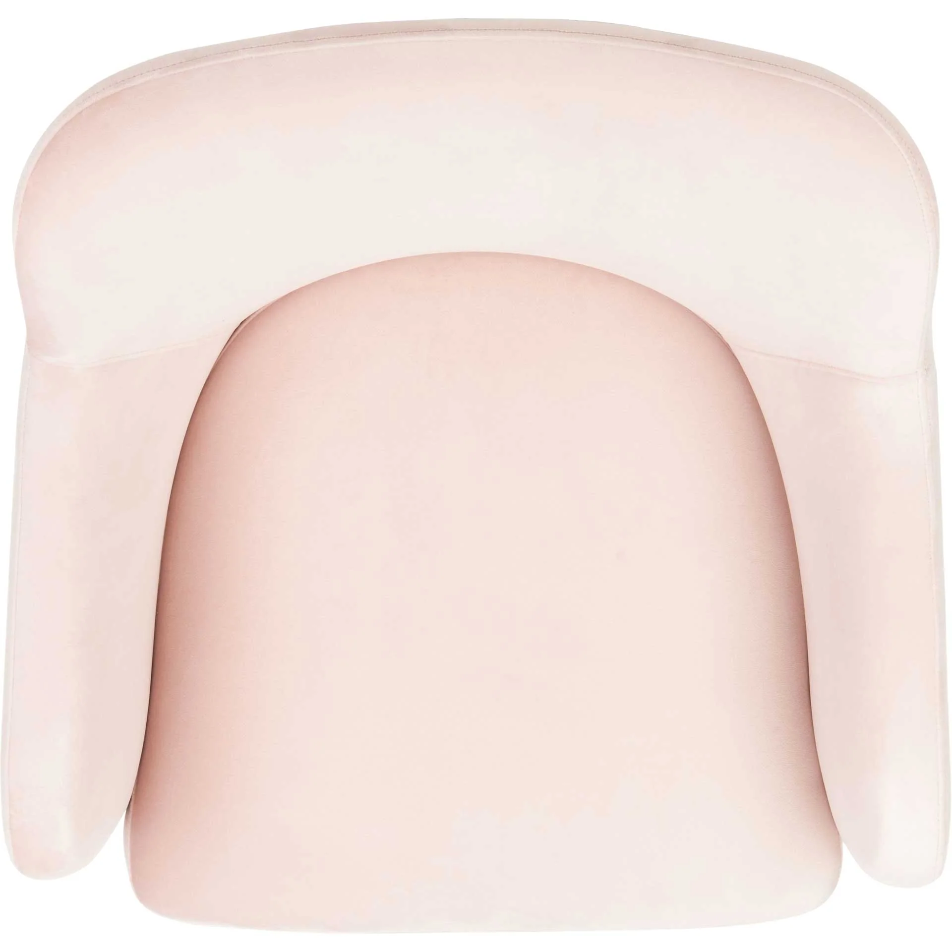 Tobias Velvet Arm Chair Light Pink - Image 6