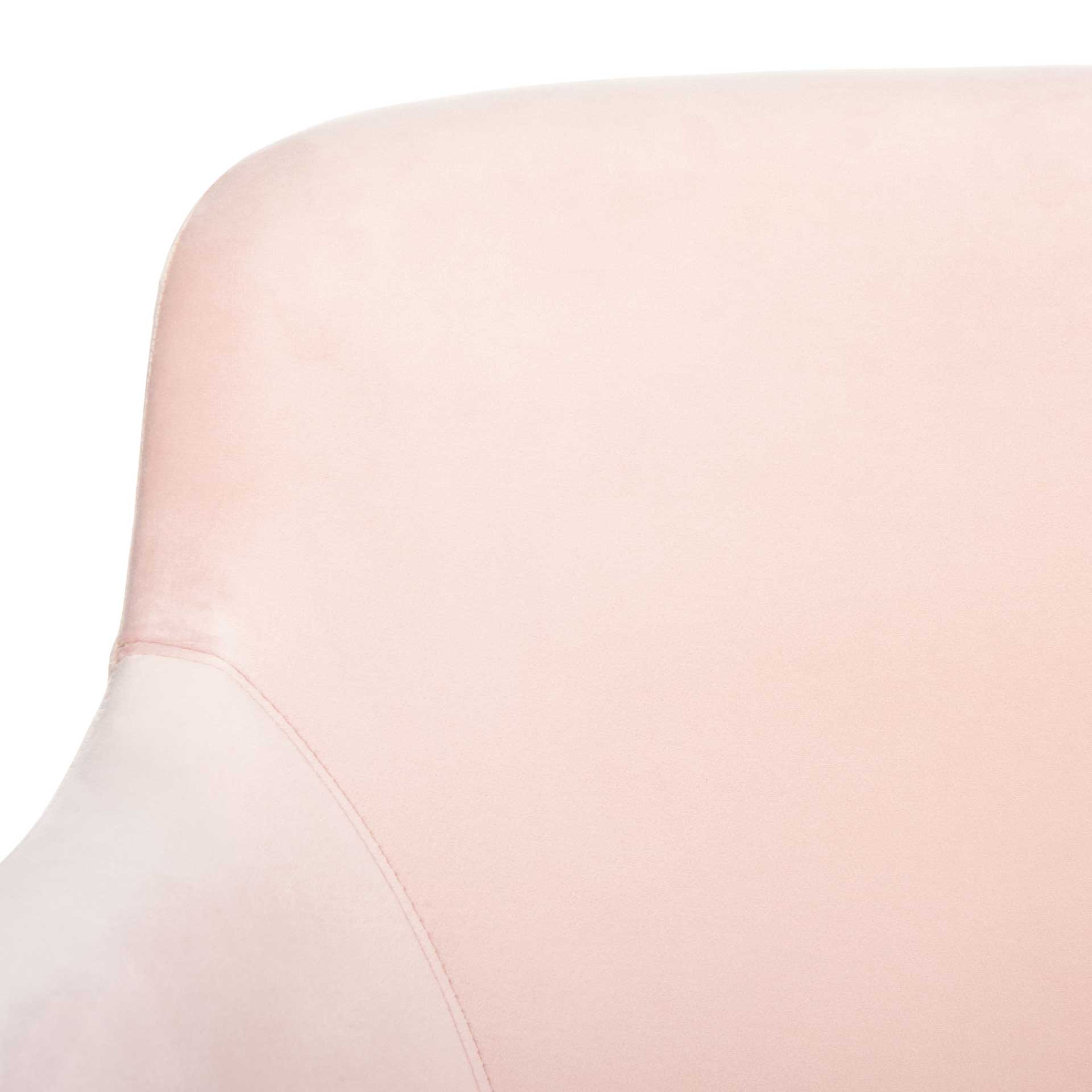 Tobias Velvet Arm Chair Light Pink - Image 7