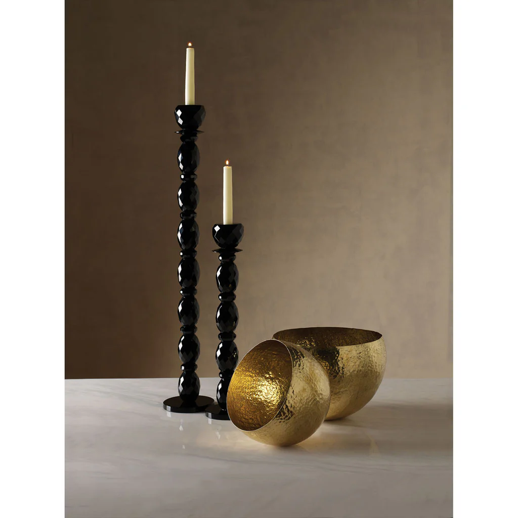 Tom Hammered Gold-Plated Brass Bowl - Image 3