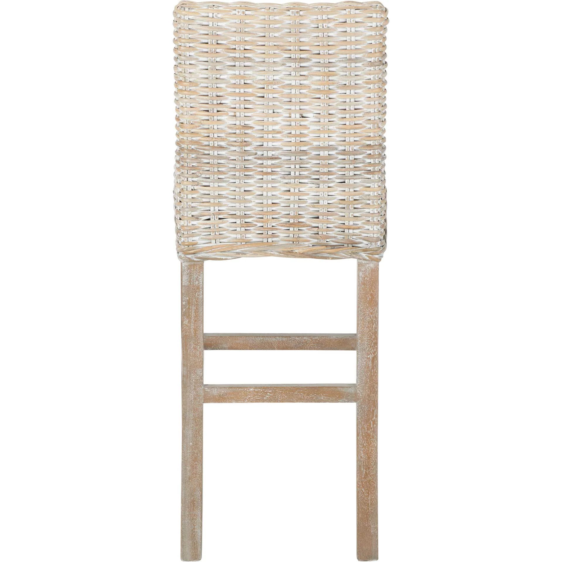 Topaz Rattan Bar Stool Gray White Wash - Image 4
