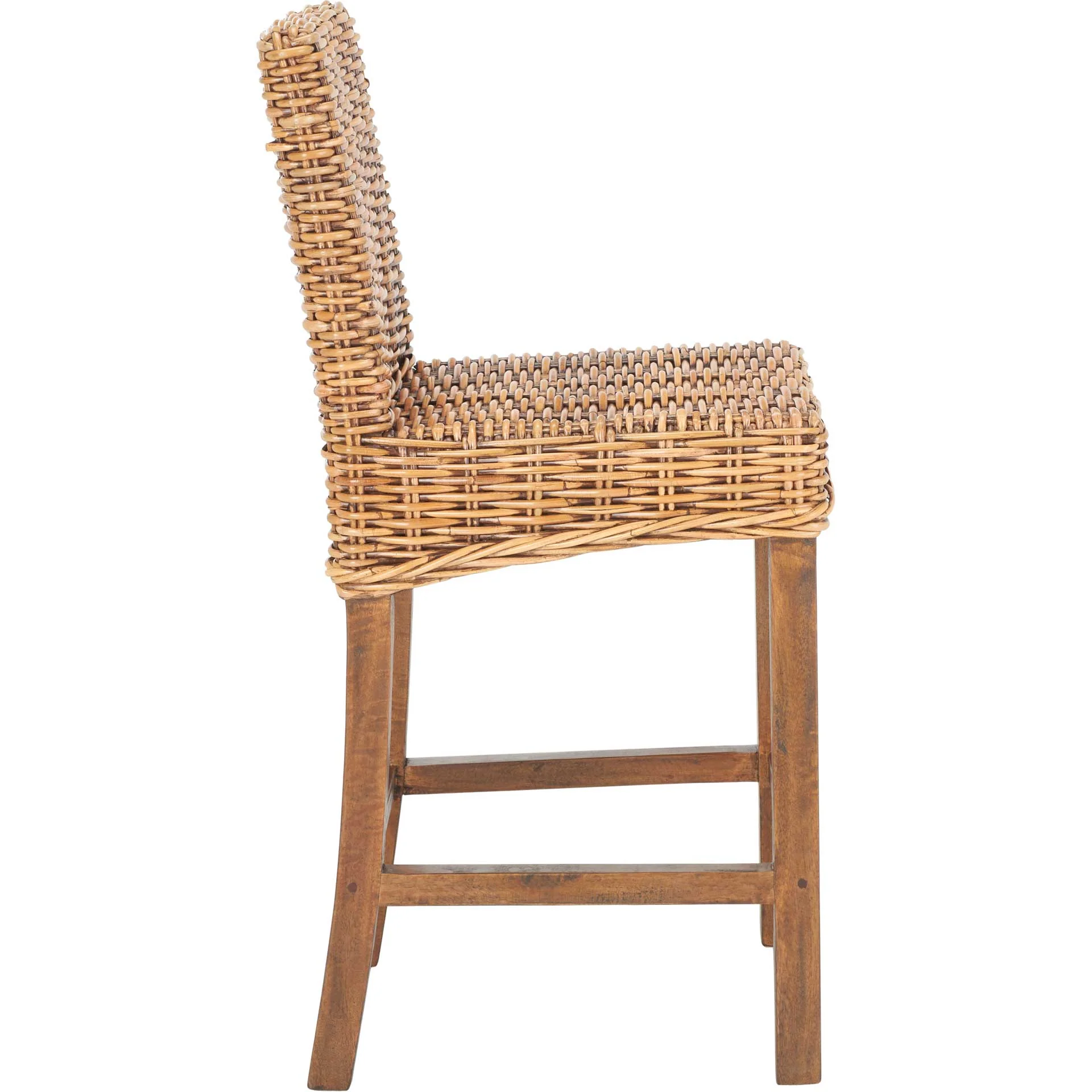 Topaz Rattan Bar Stool Honey Brown Wash - Image 11