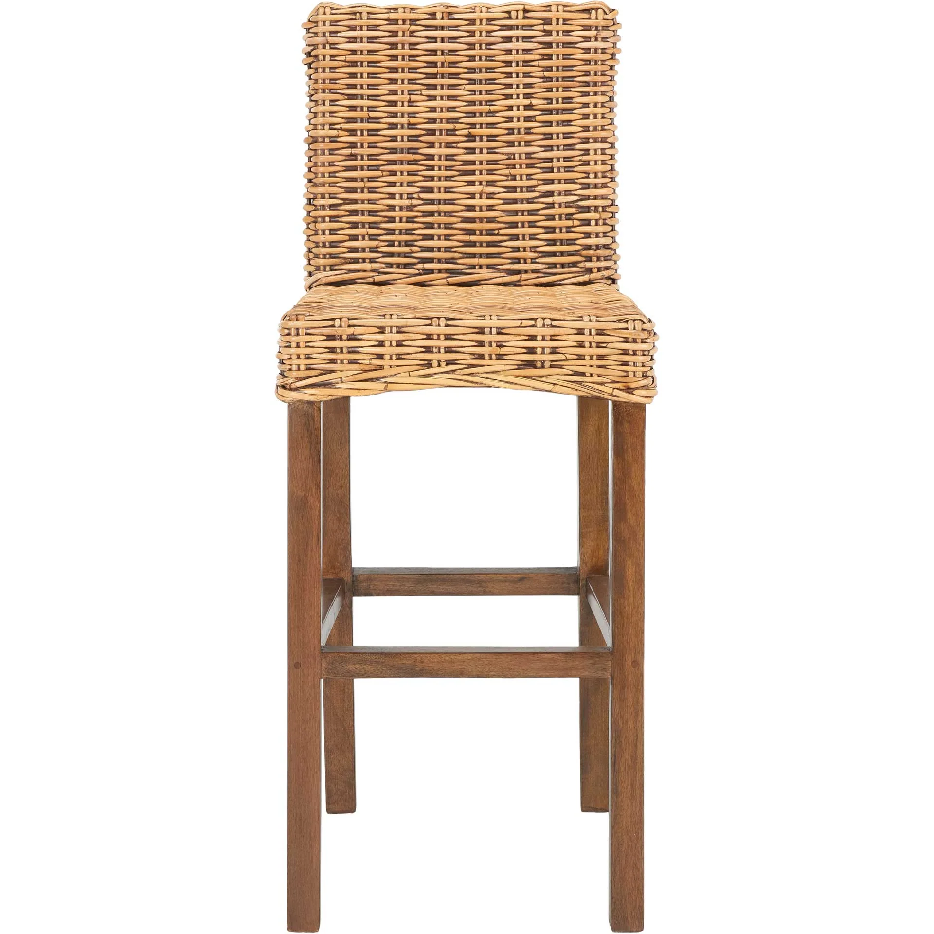 Topaz Rattan Bar Stool Honey Brown Wash - Image 2