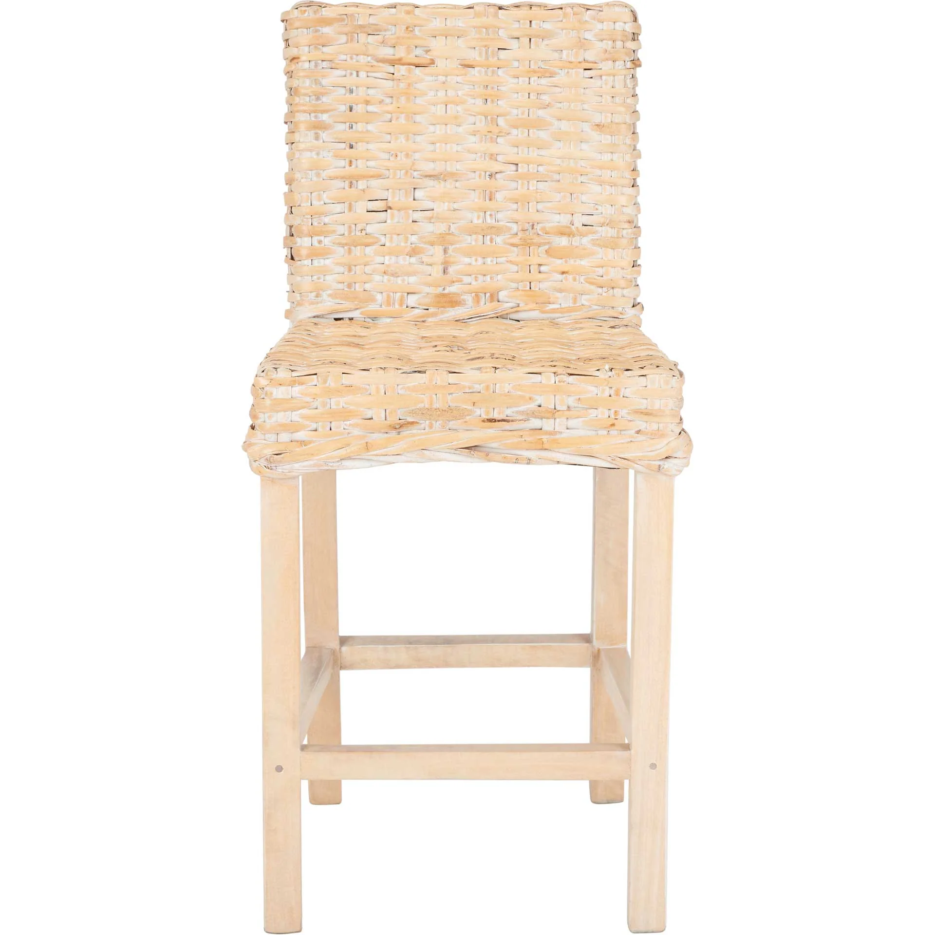 Topaz Rattan Bar Stool Natural White Wash - Image 10