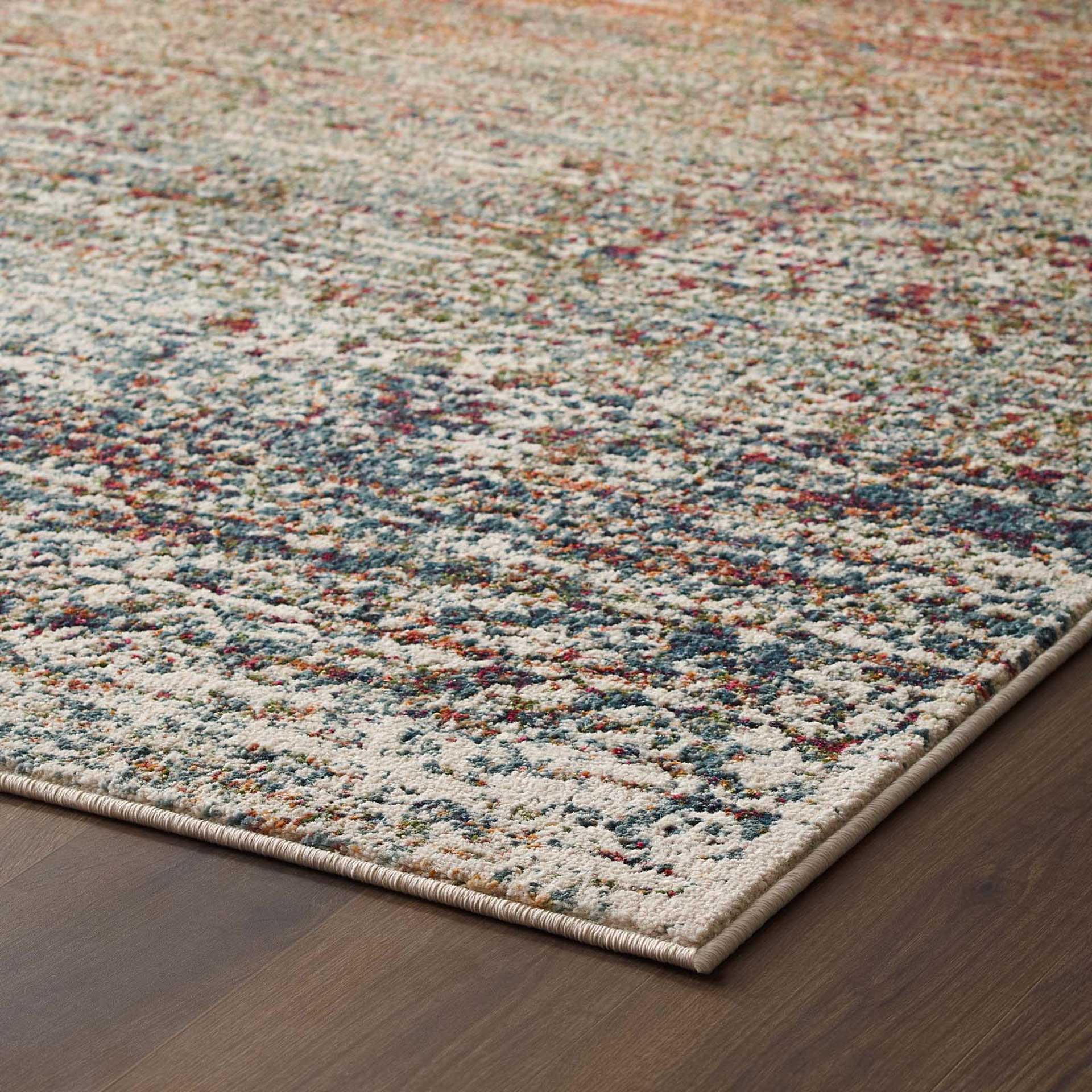 Topsfield Distressed Area Rug Multicolored - Image 5