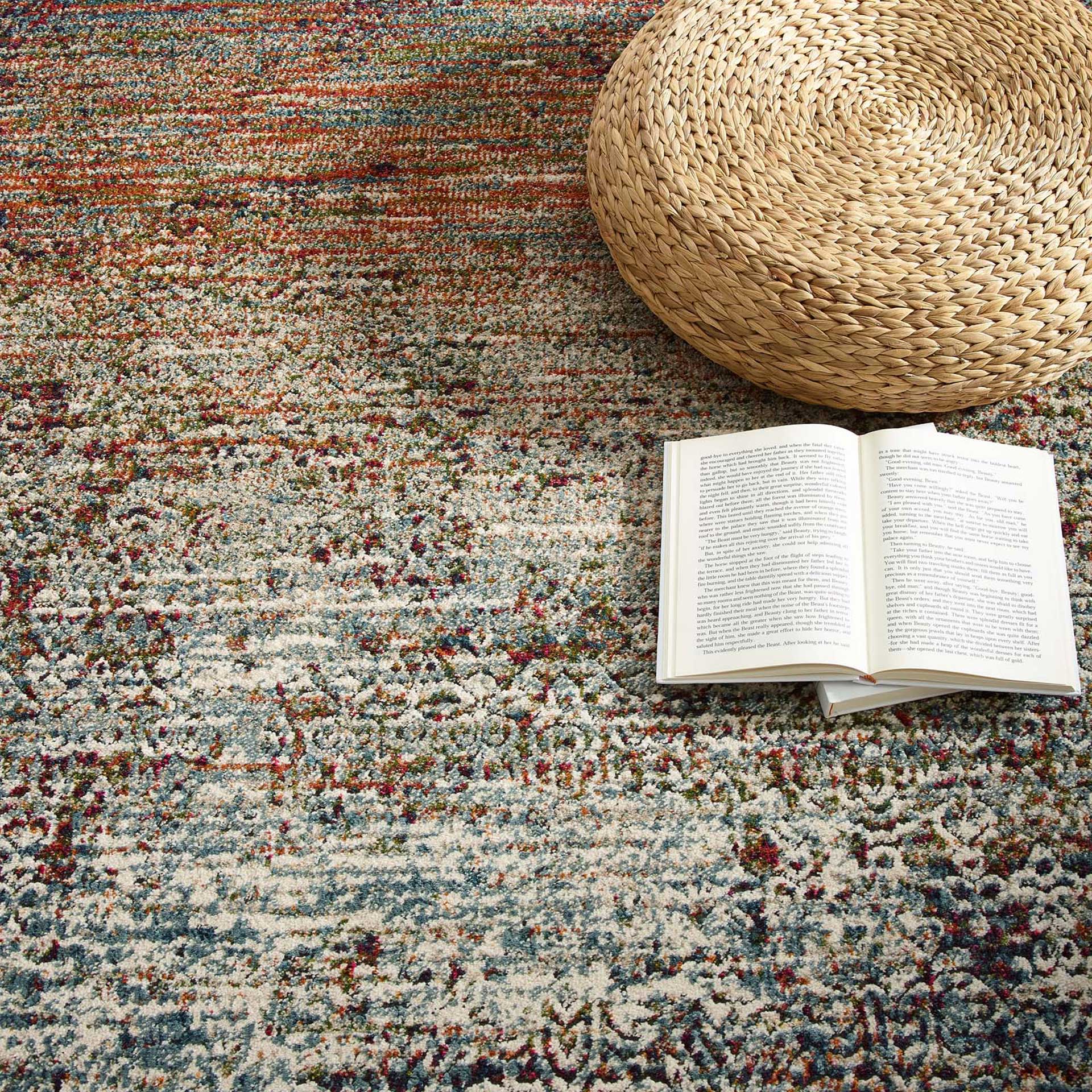 Topsfield Distressed Area Rug Multicolored - Image 6