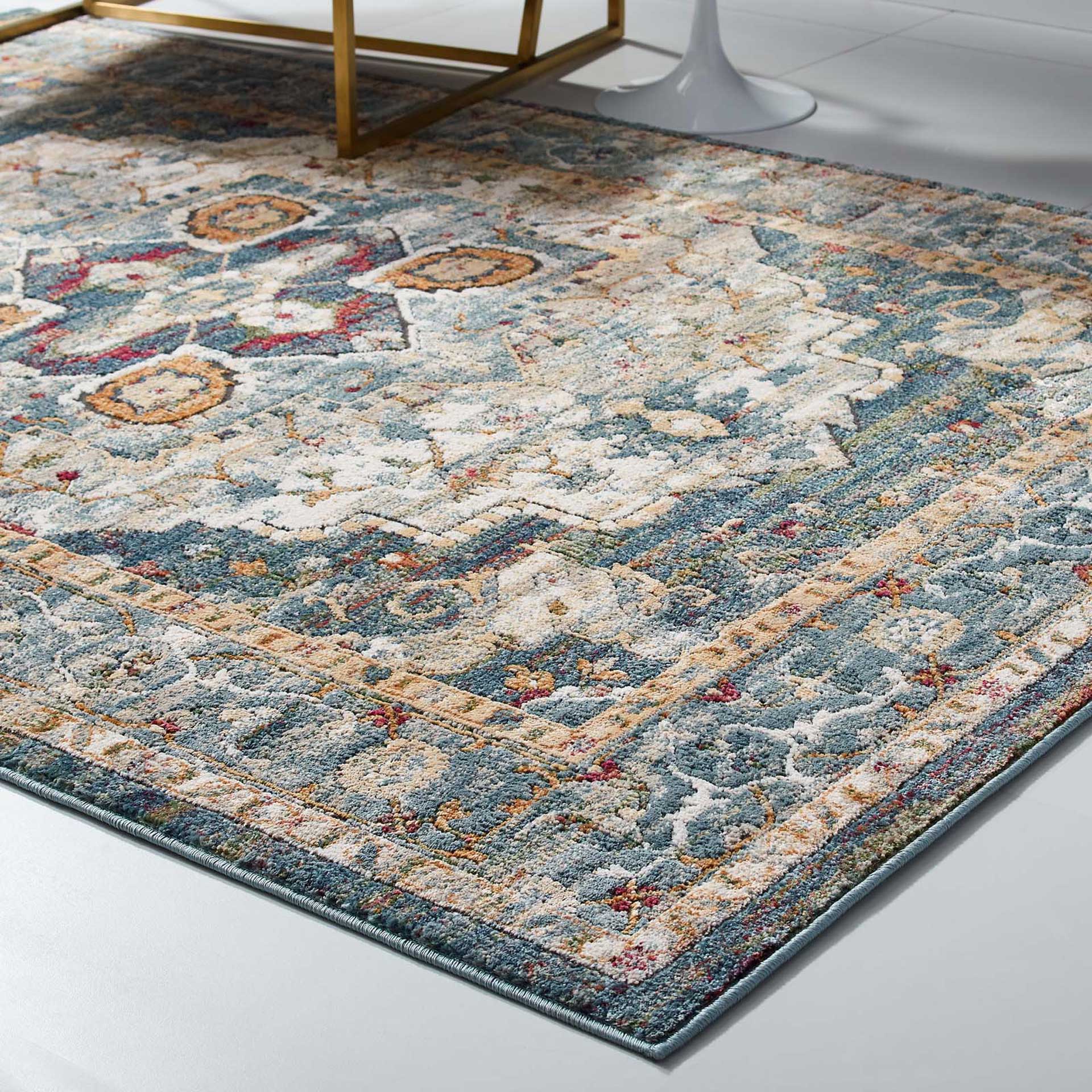 Topsfield Floral Persian Medallion Area Rug Multicolored - Image 5