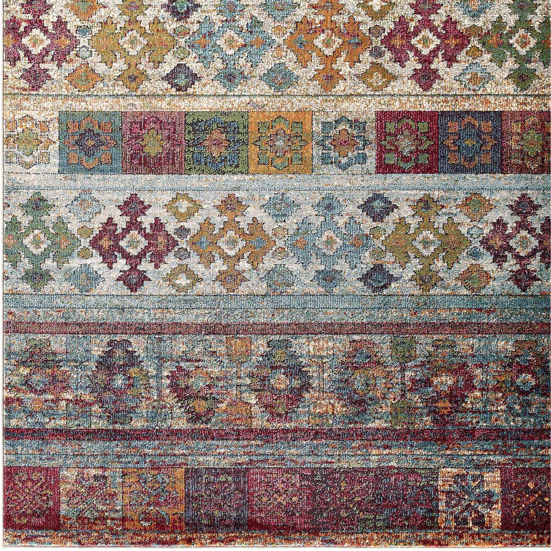 Topsfield Lattice Area Rug Multicolored - Image 2