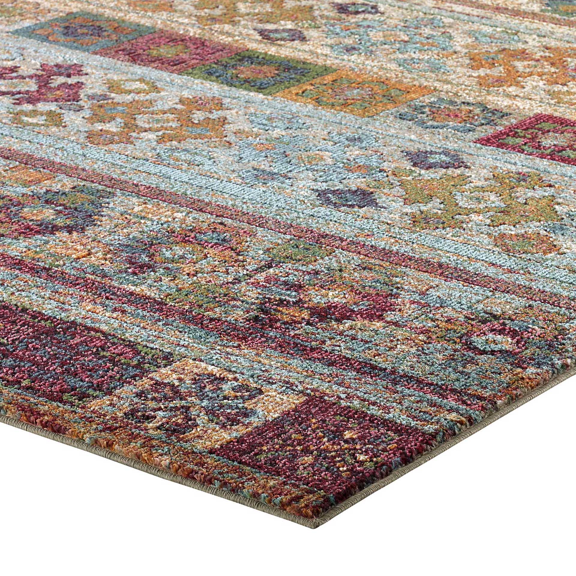 Topsfield Lattice Area Rug Multicolored - Image 3