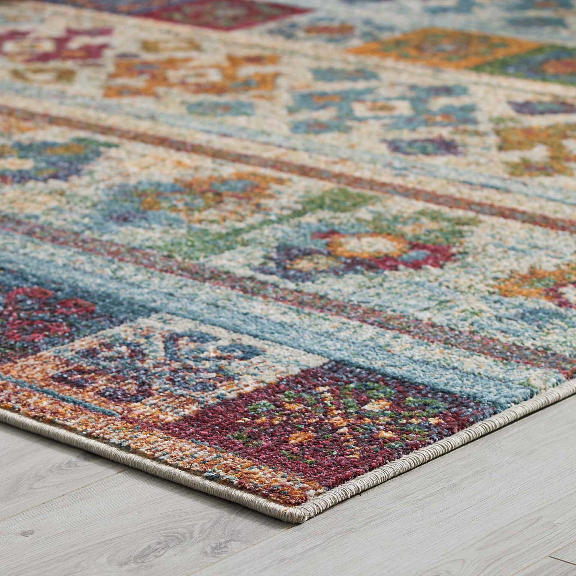 Topsfield Lattice Area Rug Multicolored - Image 5