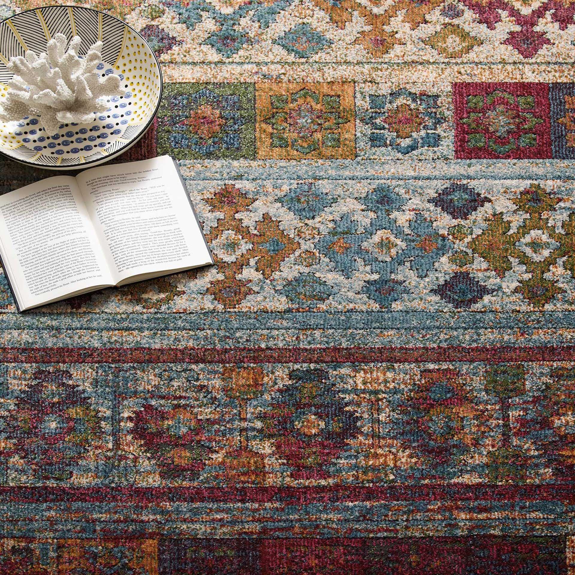 Topsfield Lattice Area Rug Multicolored - Image 6