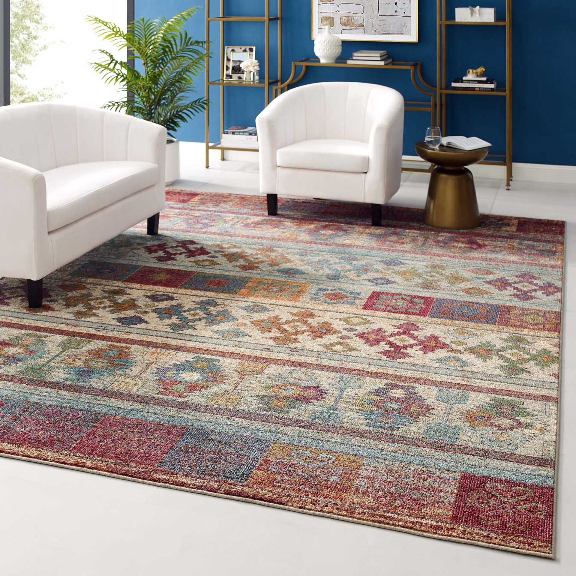 Topsfield Lattice Area Rug Multicolored - Image 8