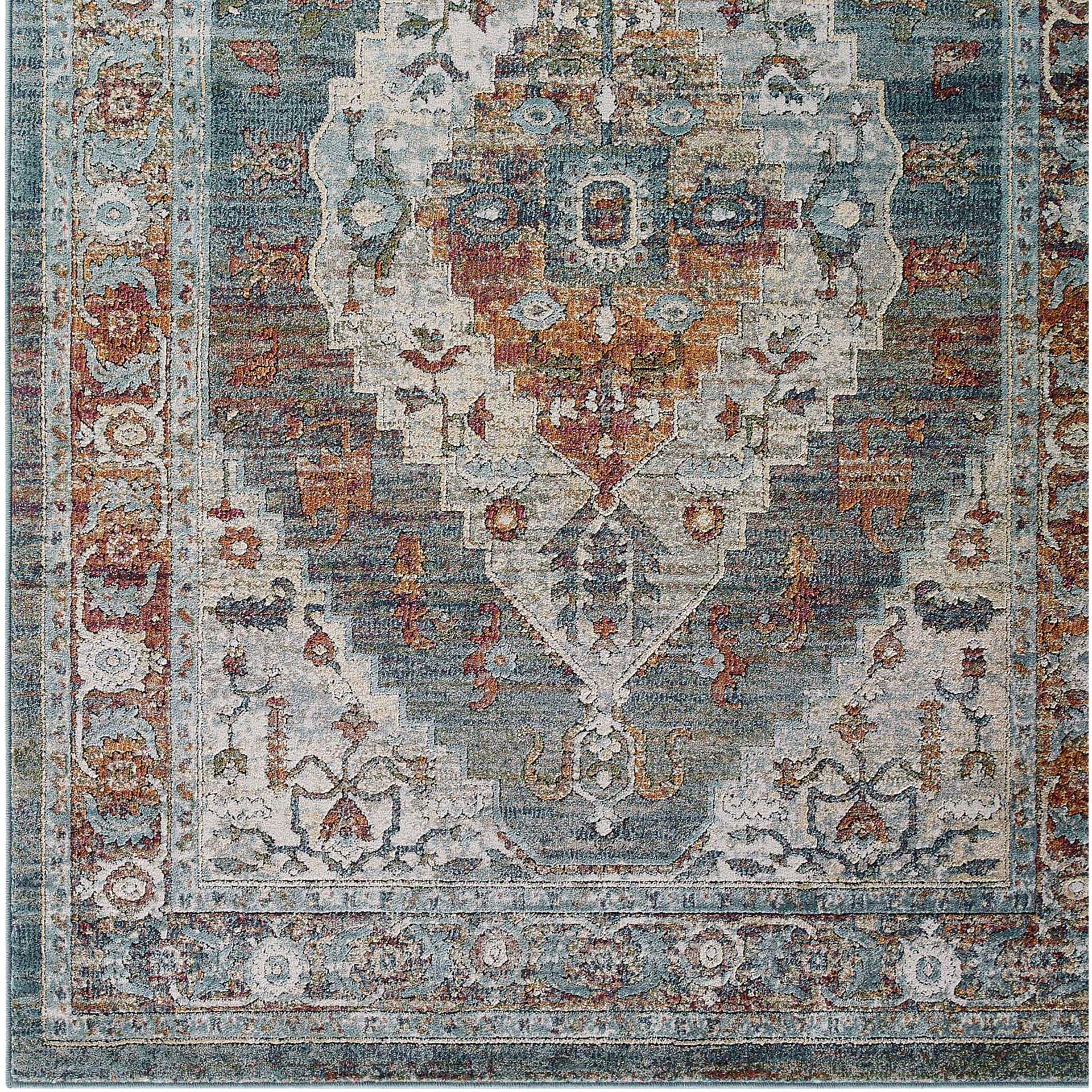 Topsfield Medallion Area Rug Multicolored - Image 2