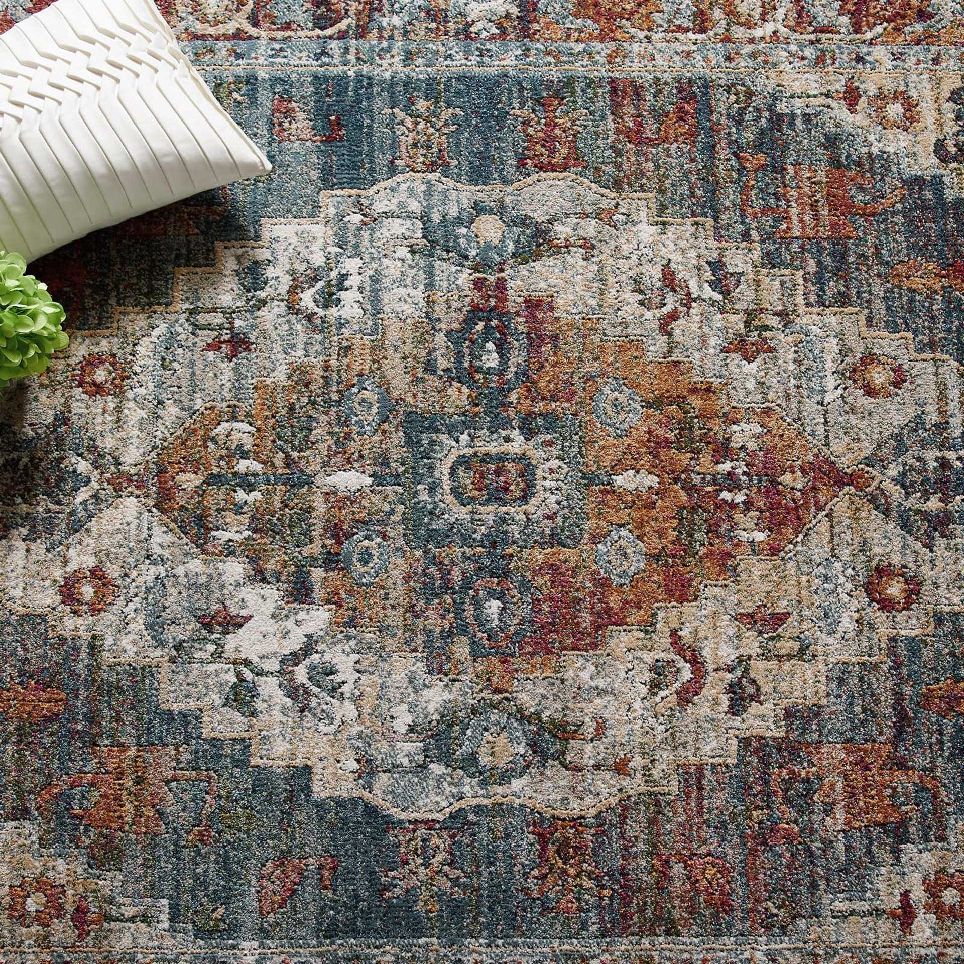 Topsfield Medallion Area Rug Multicolored - Image 6