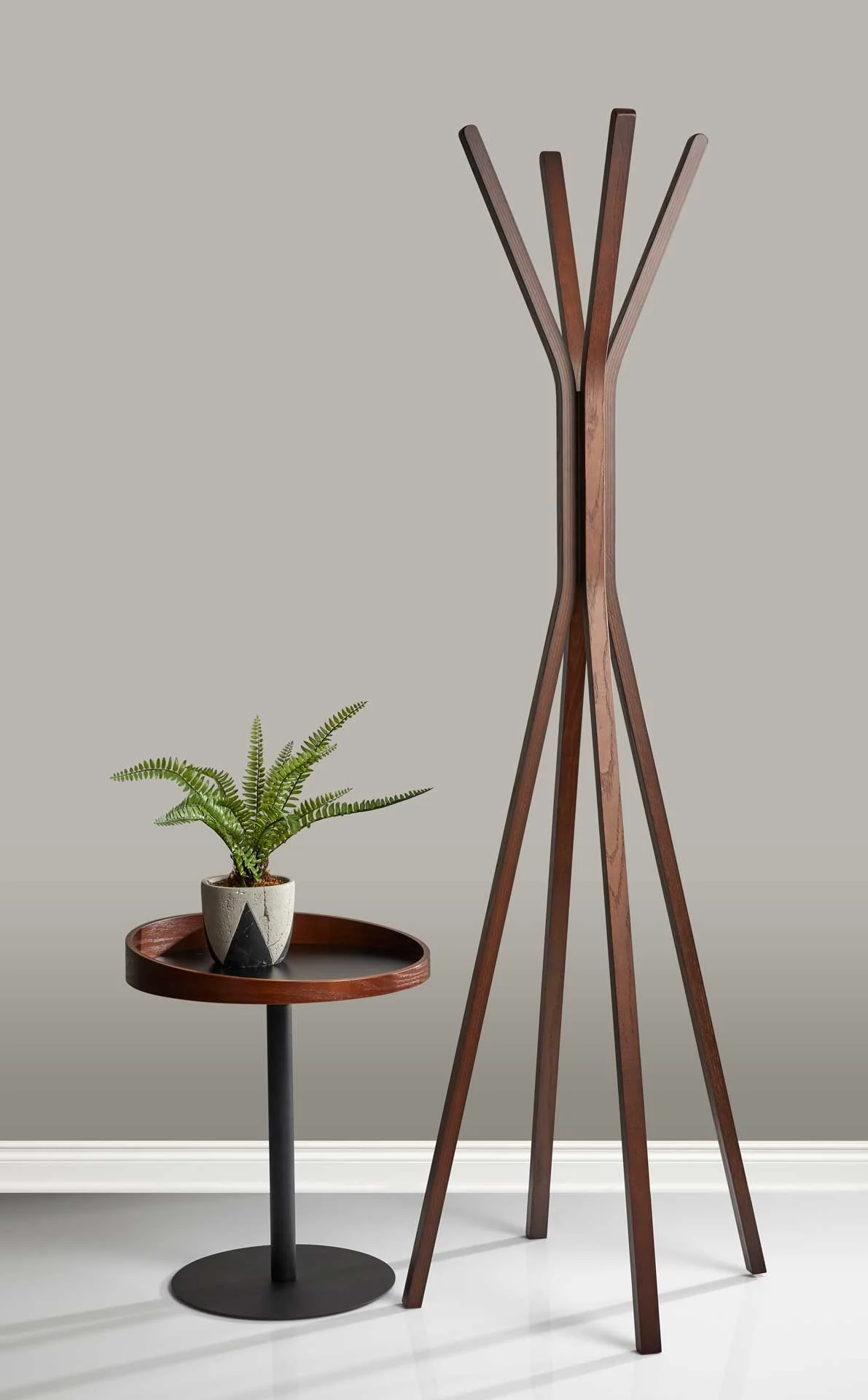 Torcy Coat Rack Walnut - Image 4