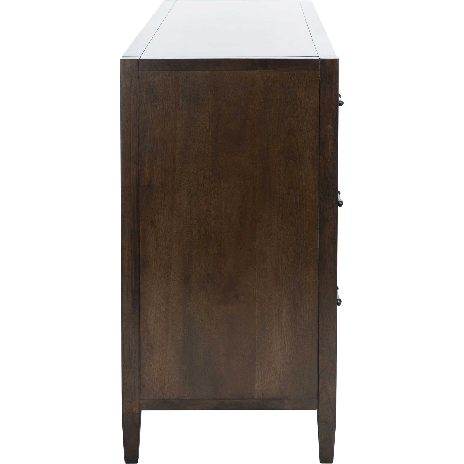 Toria 6 Drawer Dresser Dark Walnut - Image 2