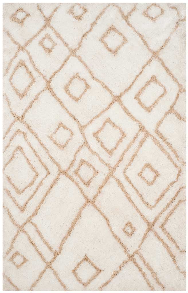 Toronto Shag Ivory/Beige Area Rug - Image 2