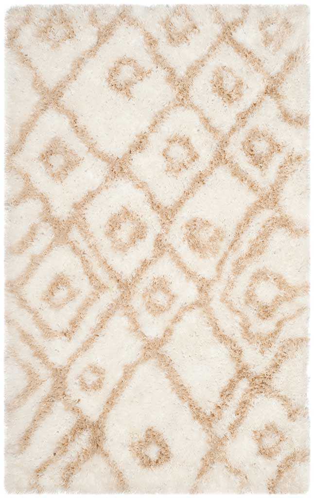 Toronto Shag Ivory/Beige Area Rug - Image 3