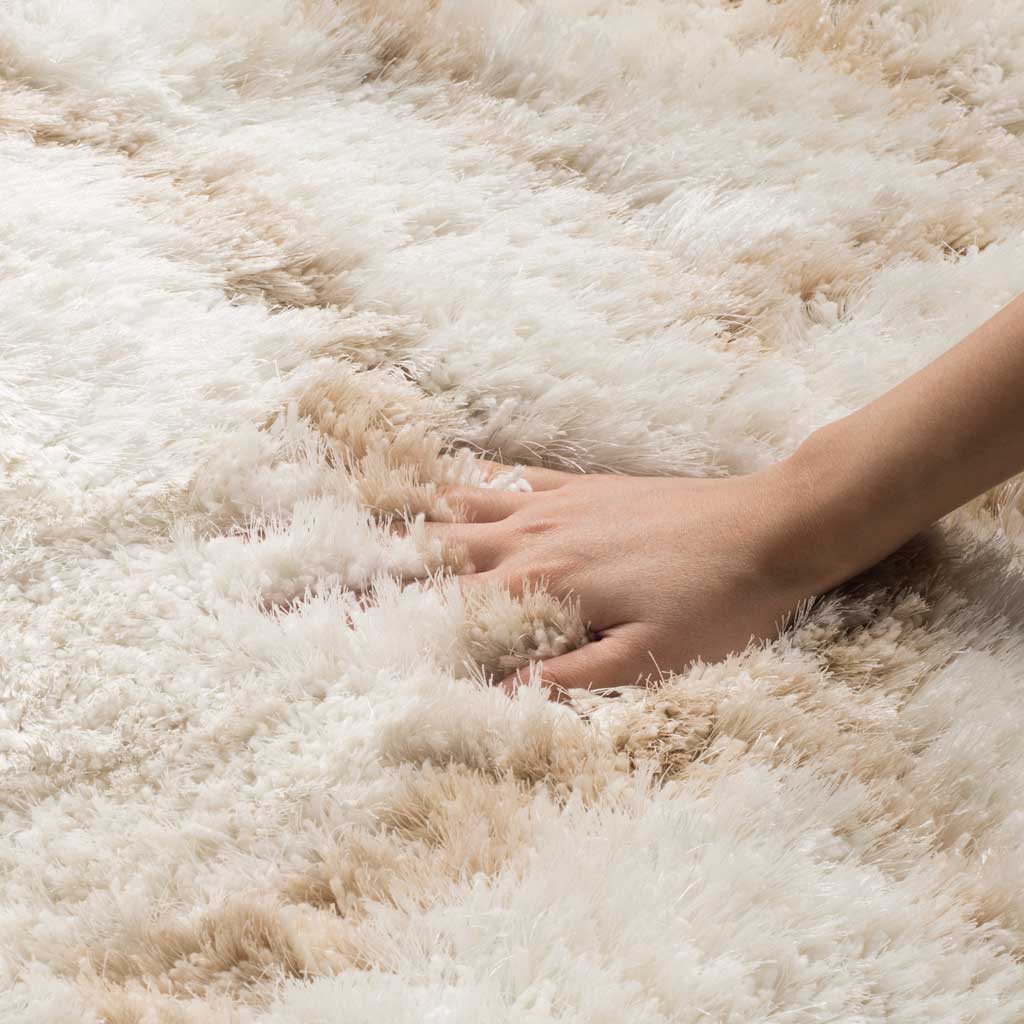 Toronto Shag Ivory/Beige Area Rug - Image 4