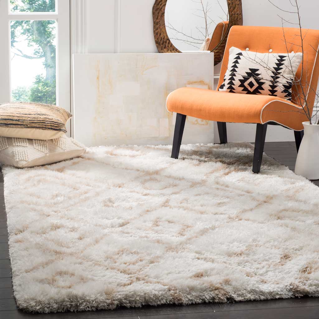 Toronto Shag Ivory/Beige Area Rug - Image 7