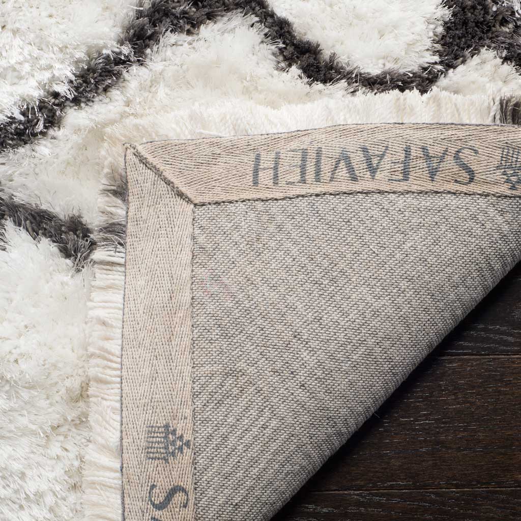 Toronto Shag Ivory/Dark Gray Area Rug - Image 6
