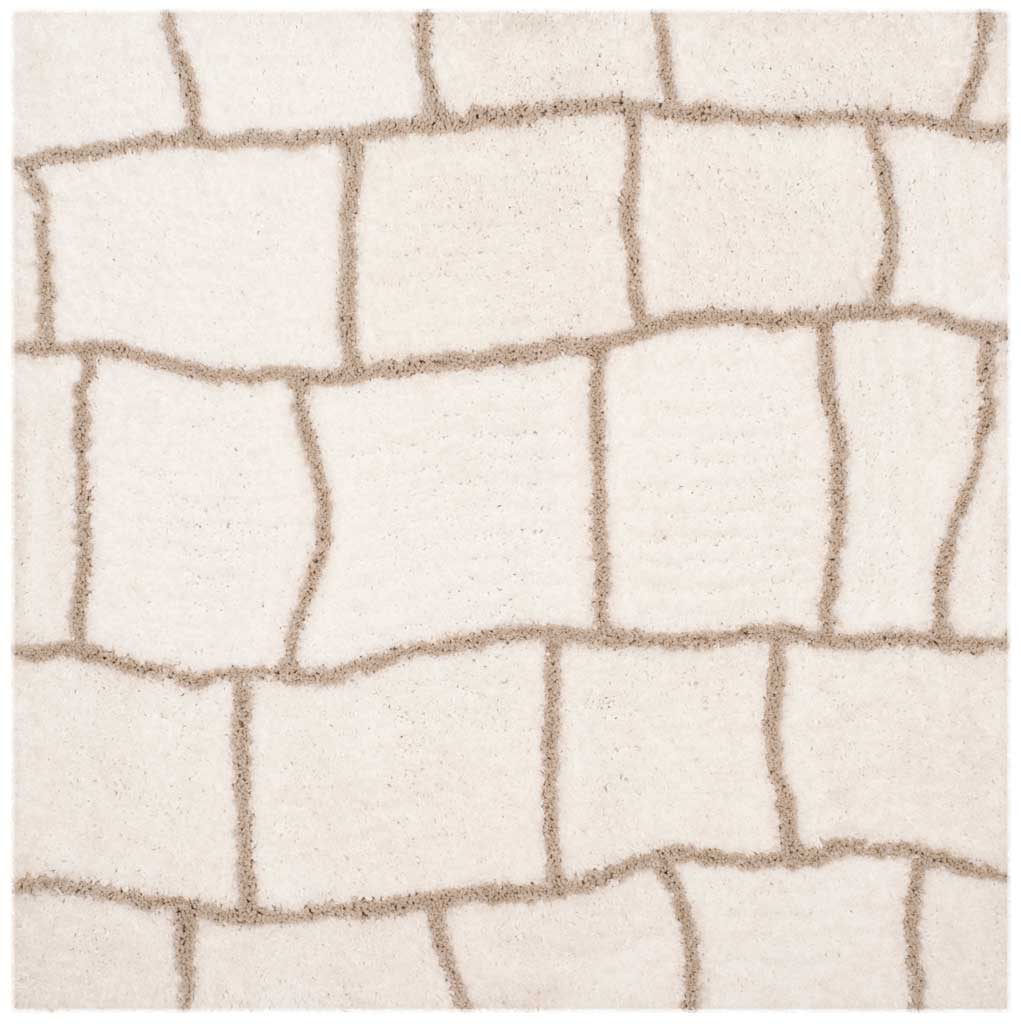 Toronto Shag Ivory/Silver Area Rug - Image 4