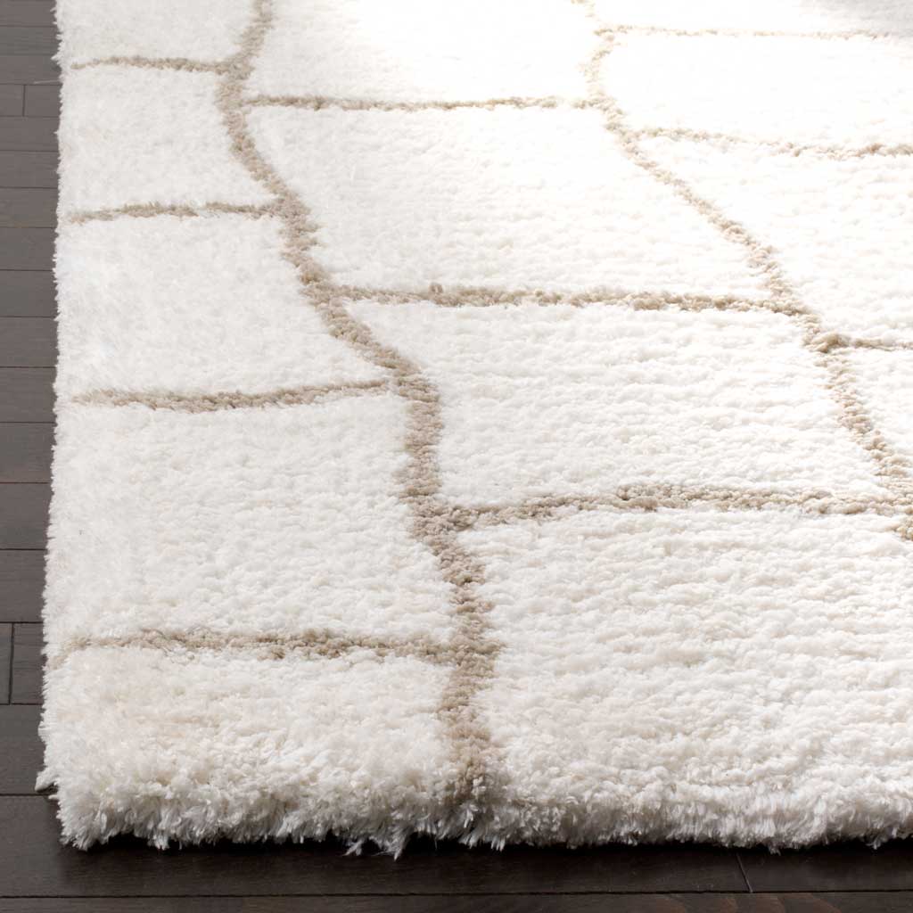 Toronto Shag Ivory/Silver Area Rug - Image 5