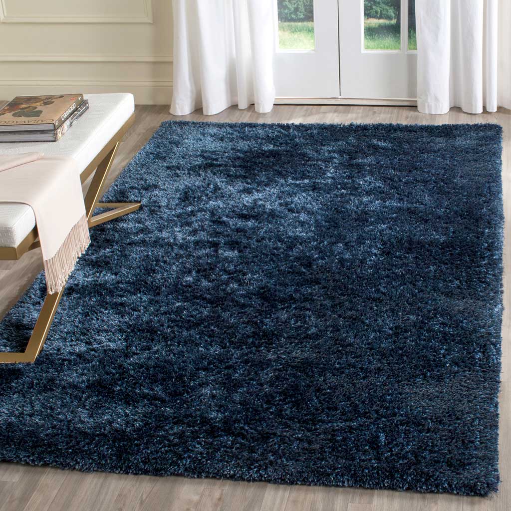 Toronto Shag Navy Area Rug - Image 6