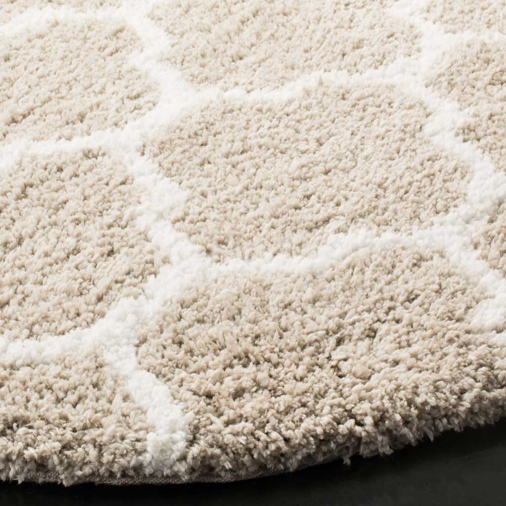 Toronto Shag Silver/Ivory Round Rug - Image 2