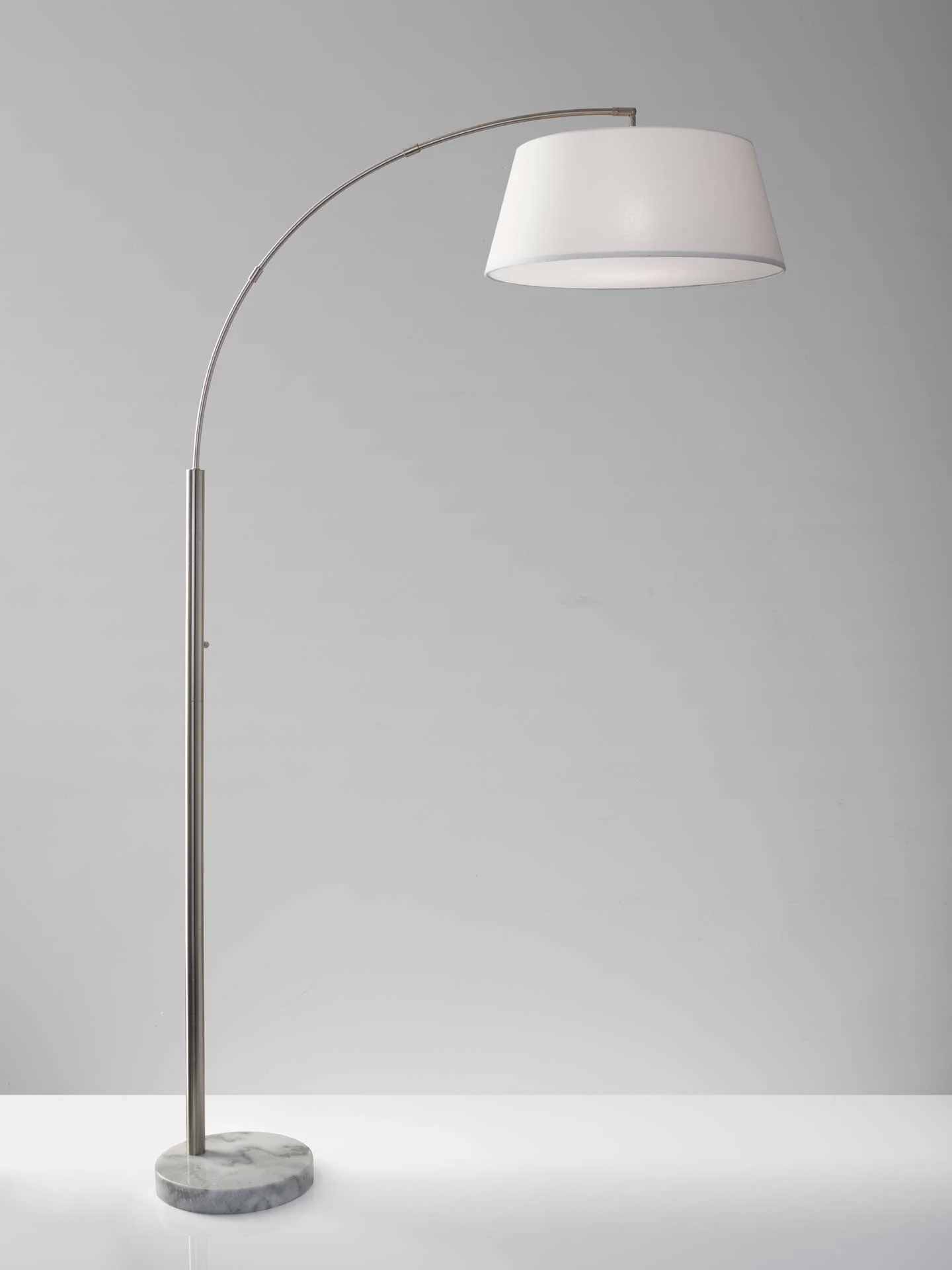 Toulon Arc Lamp Brushed Steel - Image 2