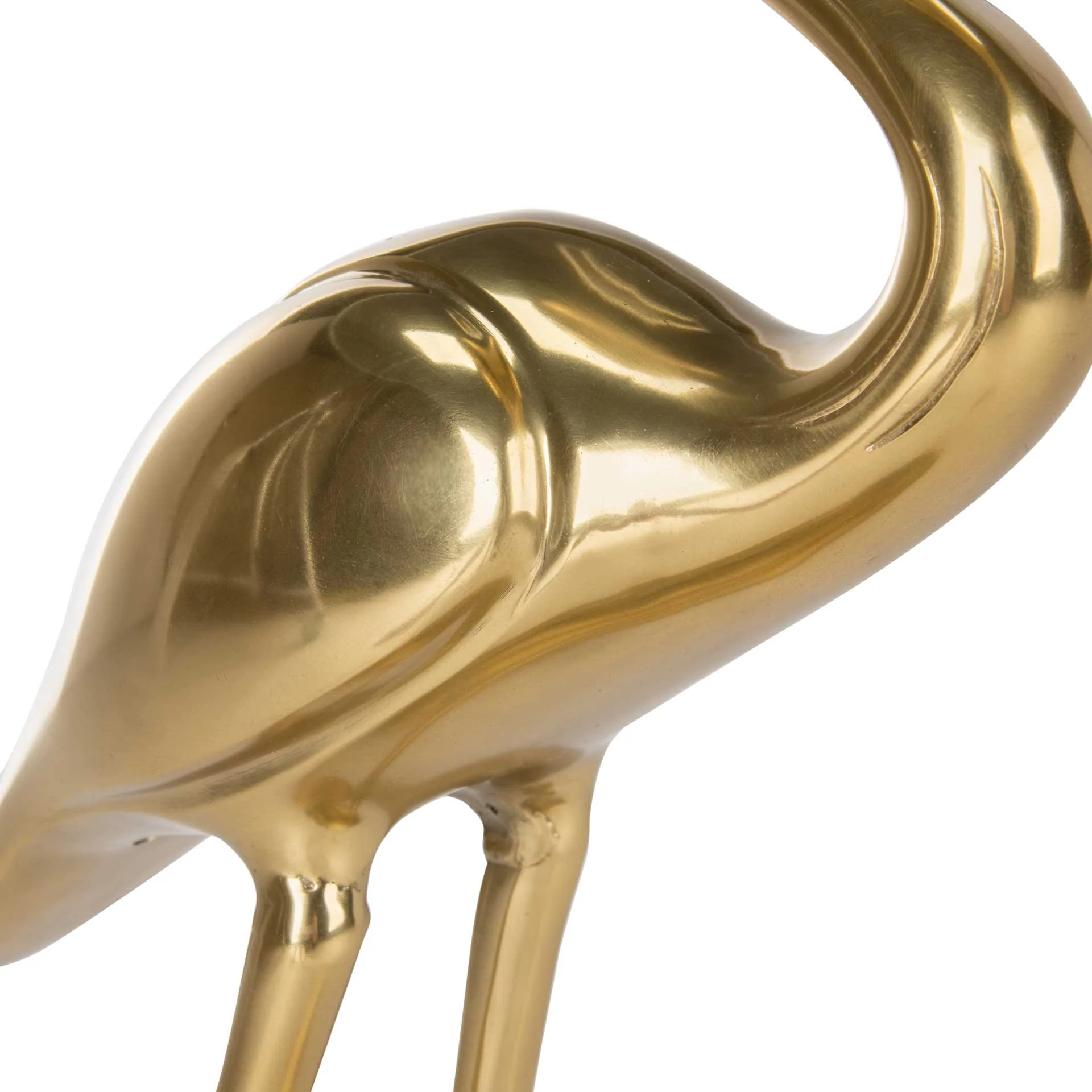Tourmaline Crane Base Accent Table Glass Top/Gold - Image 6