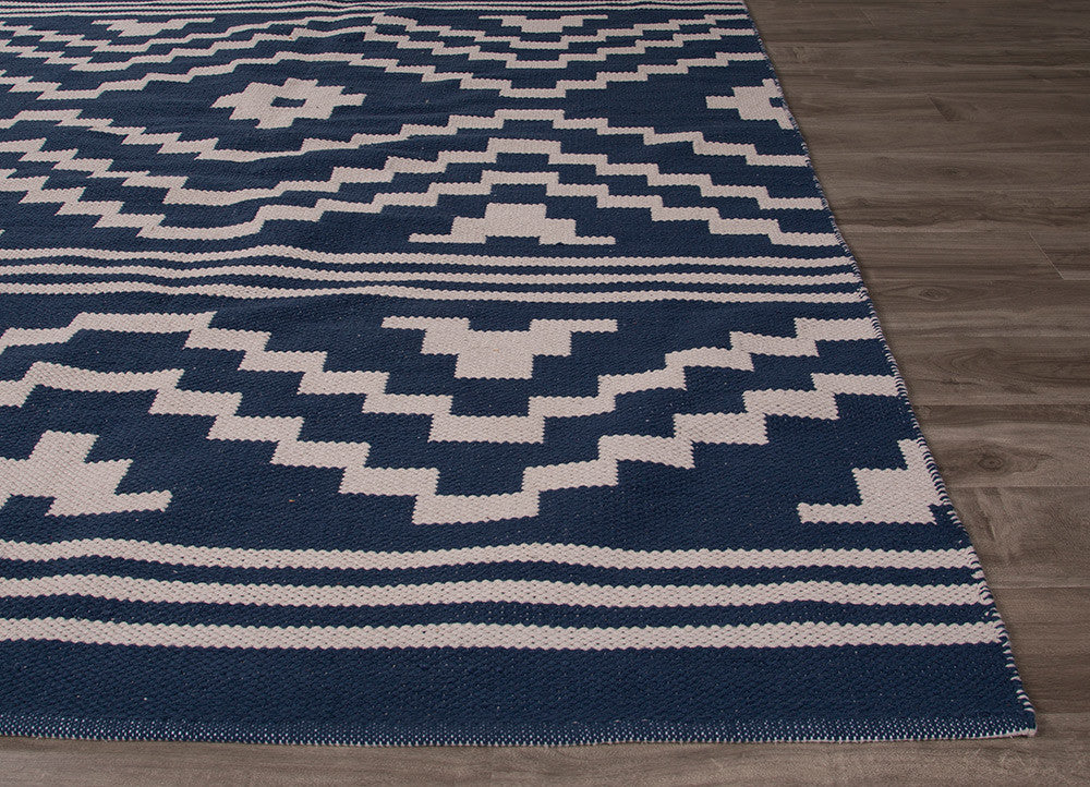 Traditions Patagonia Dark Denim/Silver Green Area Rug - Image 3