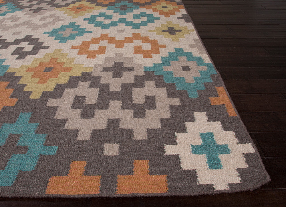 Traditions Prismic Oyster Gray/Pompus Area Rug - Image 3