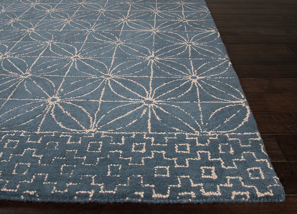 Traditions Sashiko Dark Slate/White Asparagus Area Rug - Image 3