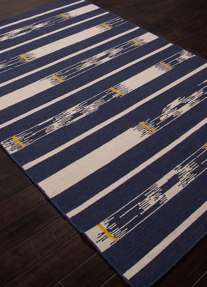 Traditions Sassandra Blue Indigo/Oyster Gray Area Rug - Image 2