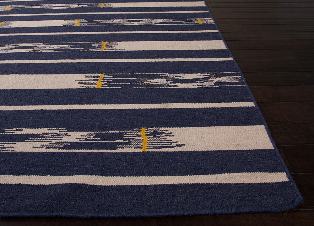 Traditions Sassandra Blue Indigo/Oyster Gray Area Rug - Image 3