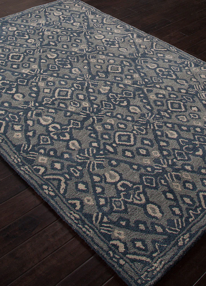 Traditions Savu Monument/Majolica Blue Area Rug - Image 2