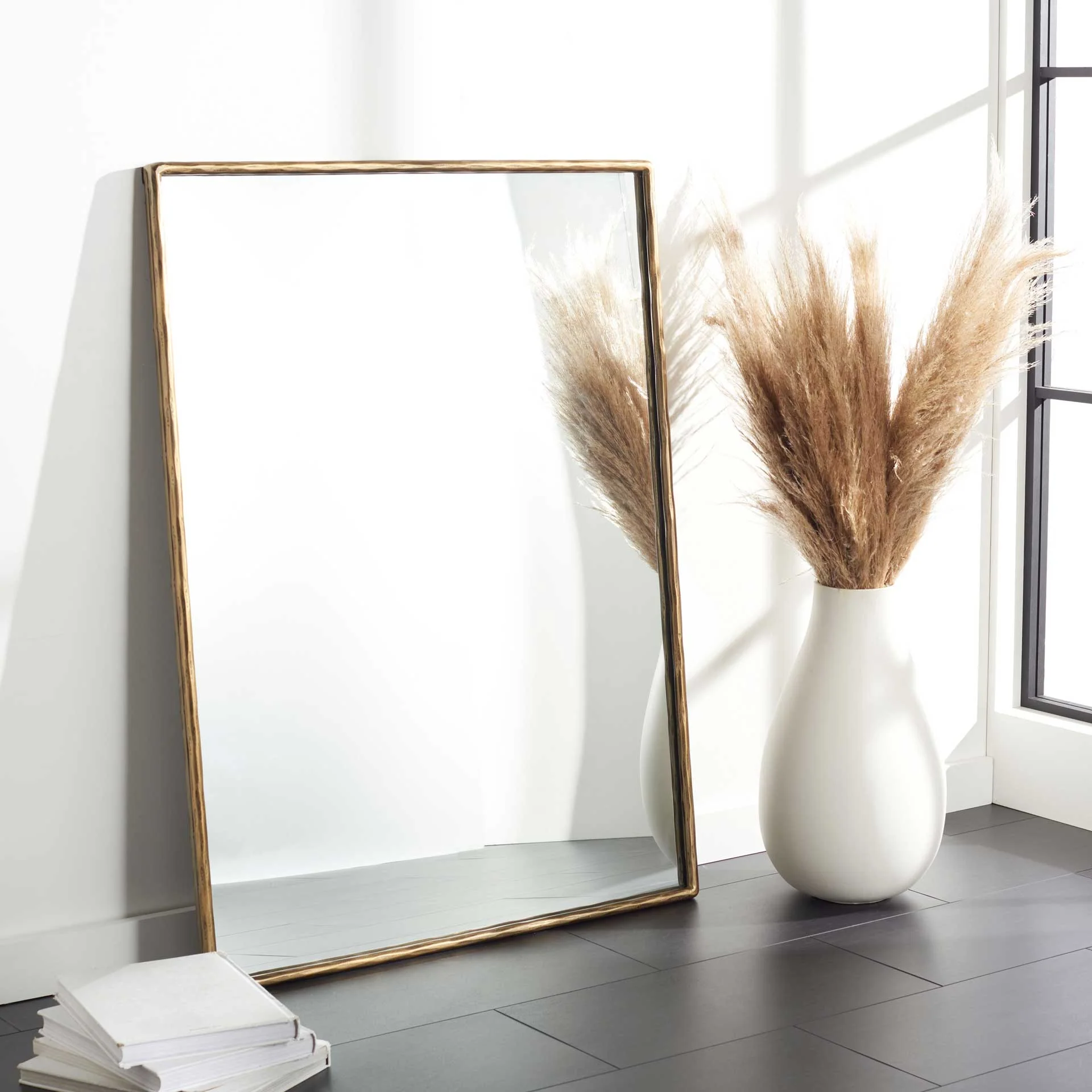 Tranquility Large Rectangle Mirror Brass - Image 4