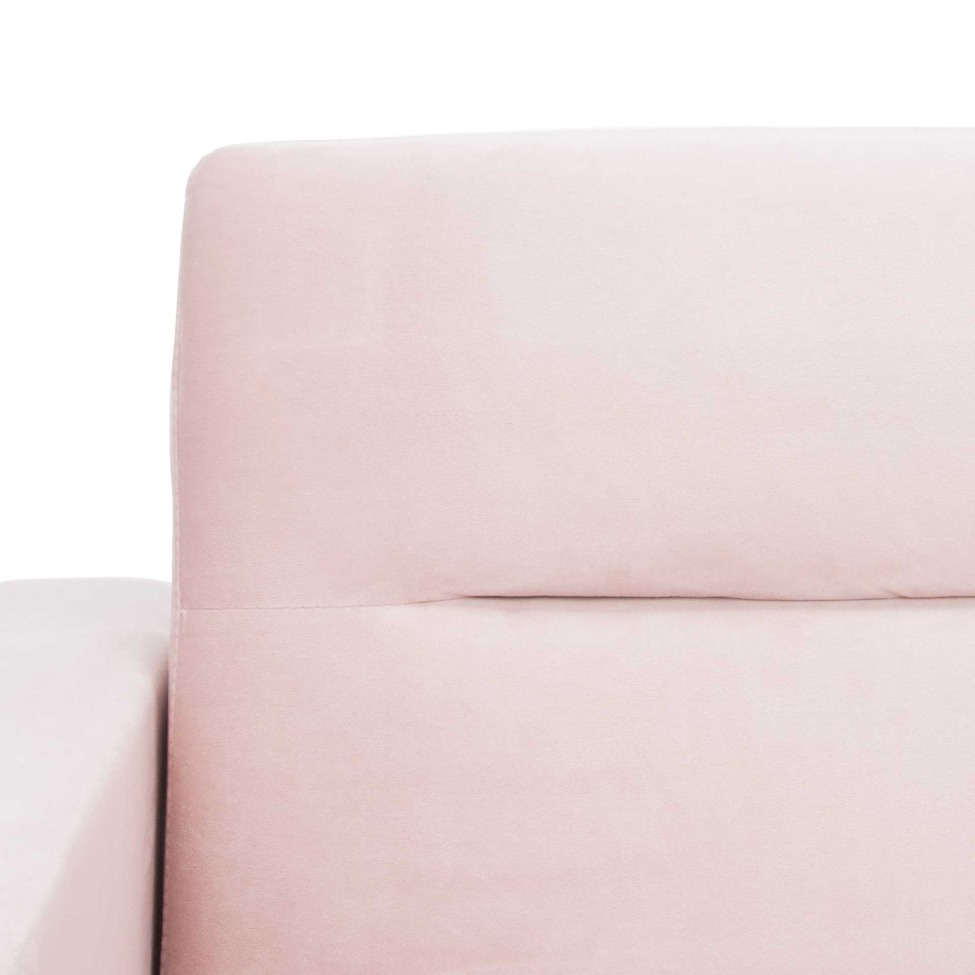 Traverse Foldable Futon Bed Blush Pink/Brass - Image 5