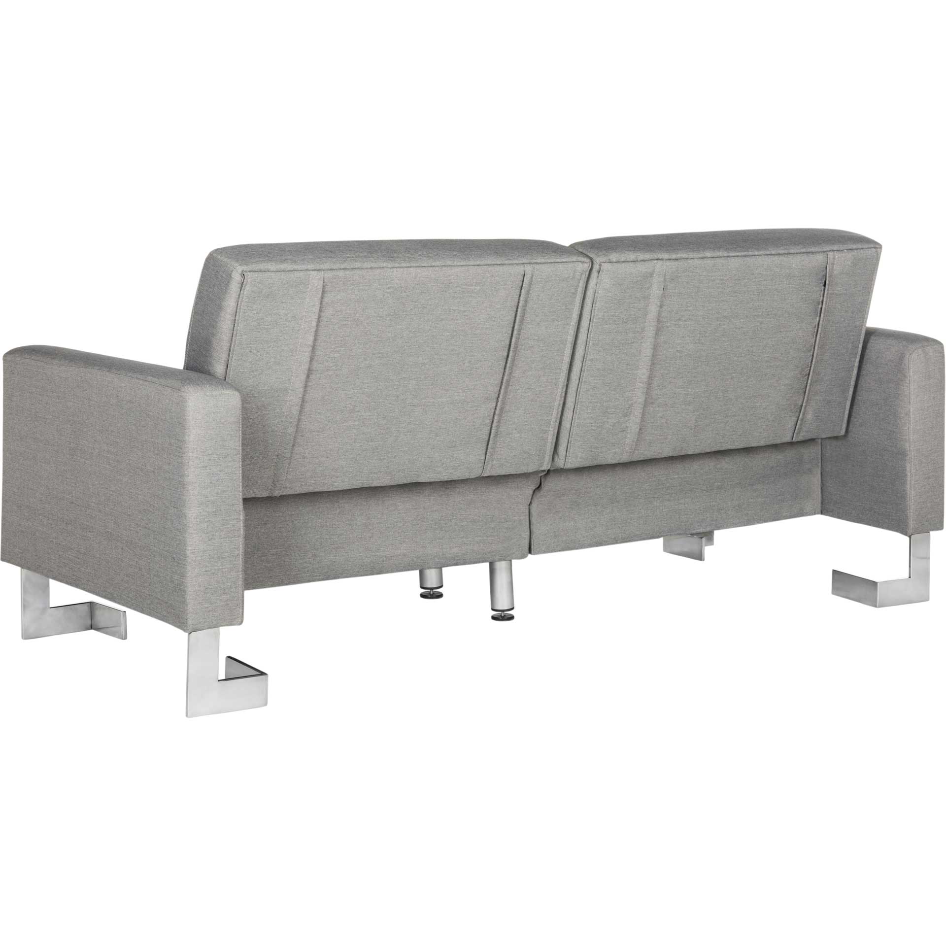 Traverse Foldable Sofa Bed Dark Gray/Silver - Image 3