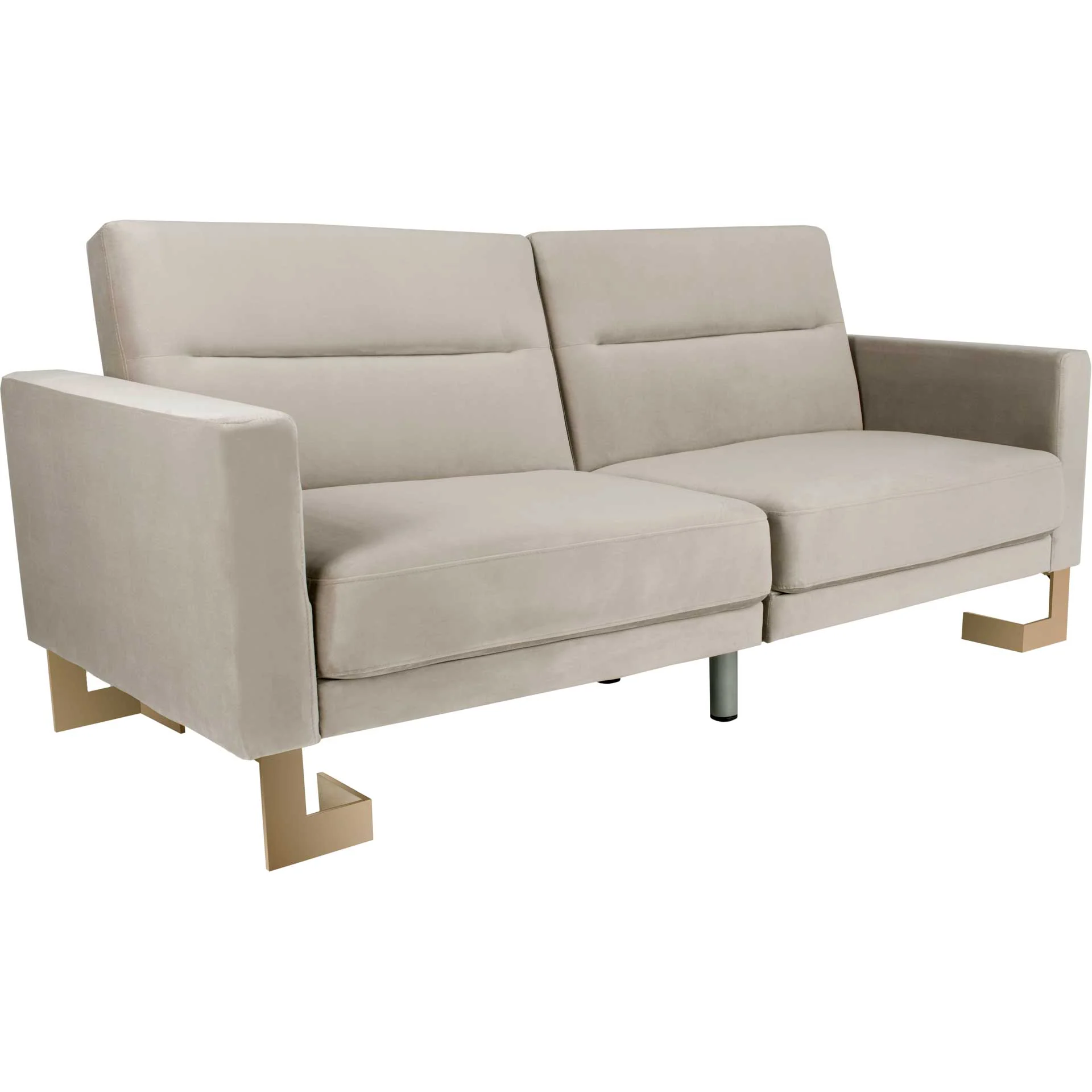 Traverse Foldable Sofa Bed Gray/Brass - Image 2