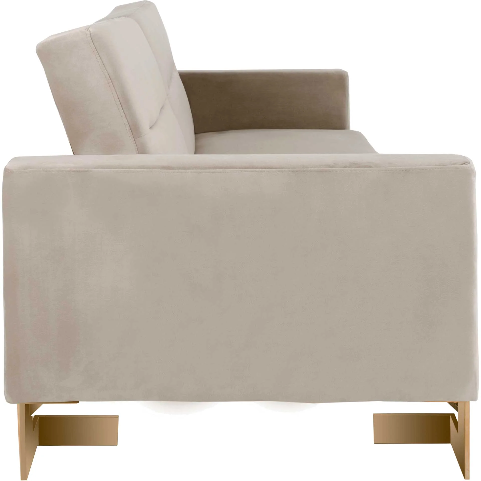 Traverse Foldable Sofa Bed Gray/Brass - Image 3