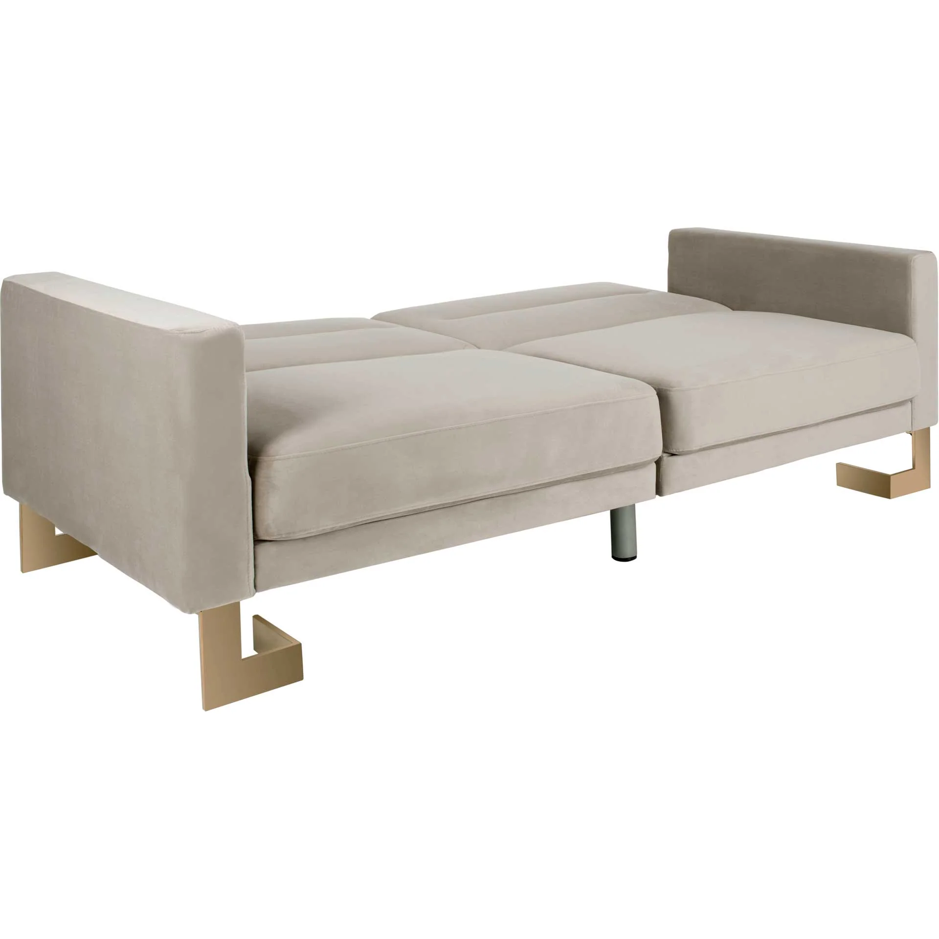 Traverse Foldable Sofa Bed Gray/Brass - Image 5