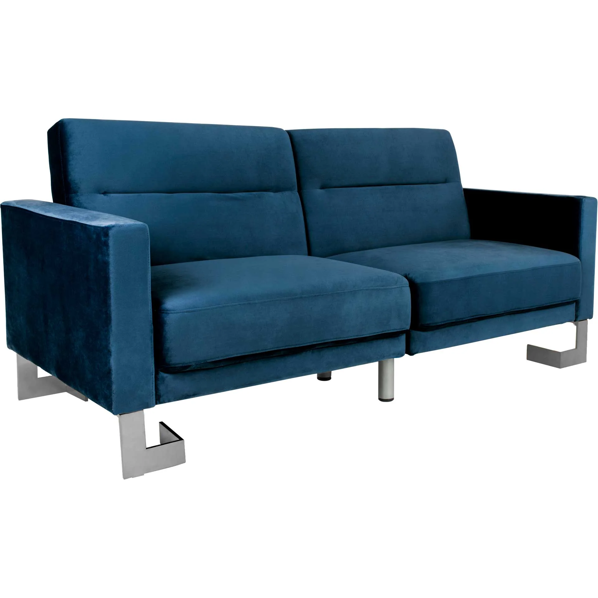 Traverse Foldable Sofa Bed Navy/Silver - Image 2