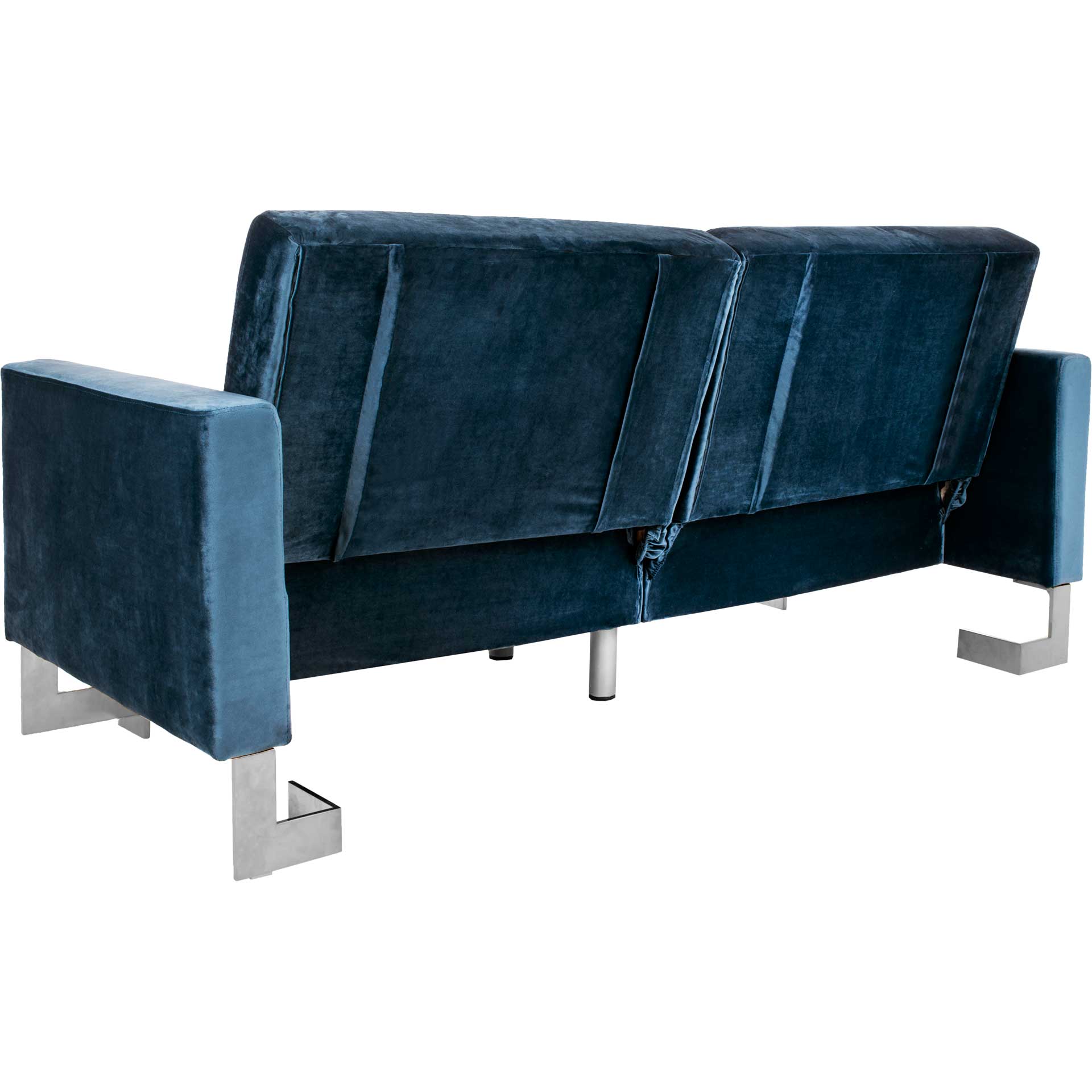 Traverse Foldable Sofa Bed Navy/Silver - Image 5