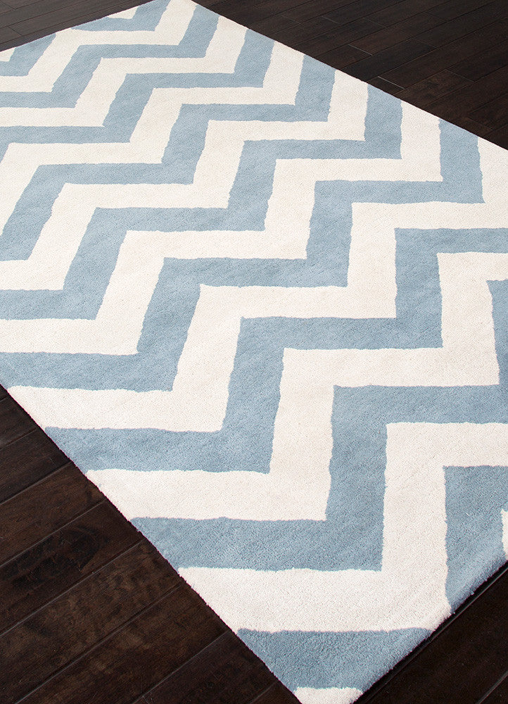 Traverse Paris Milky Blue/White Area Rug - Image 2