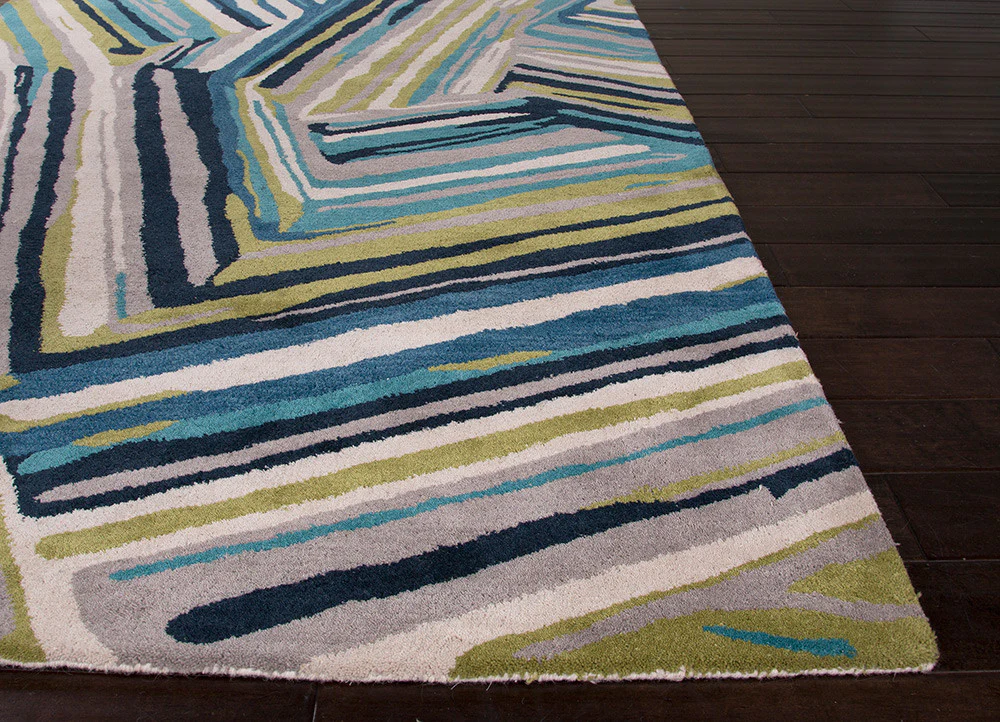 Traverse Pick-Up-Sticks Brittany Blue/Moroccan Blue Area Rug - Image 3