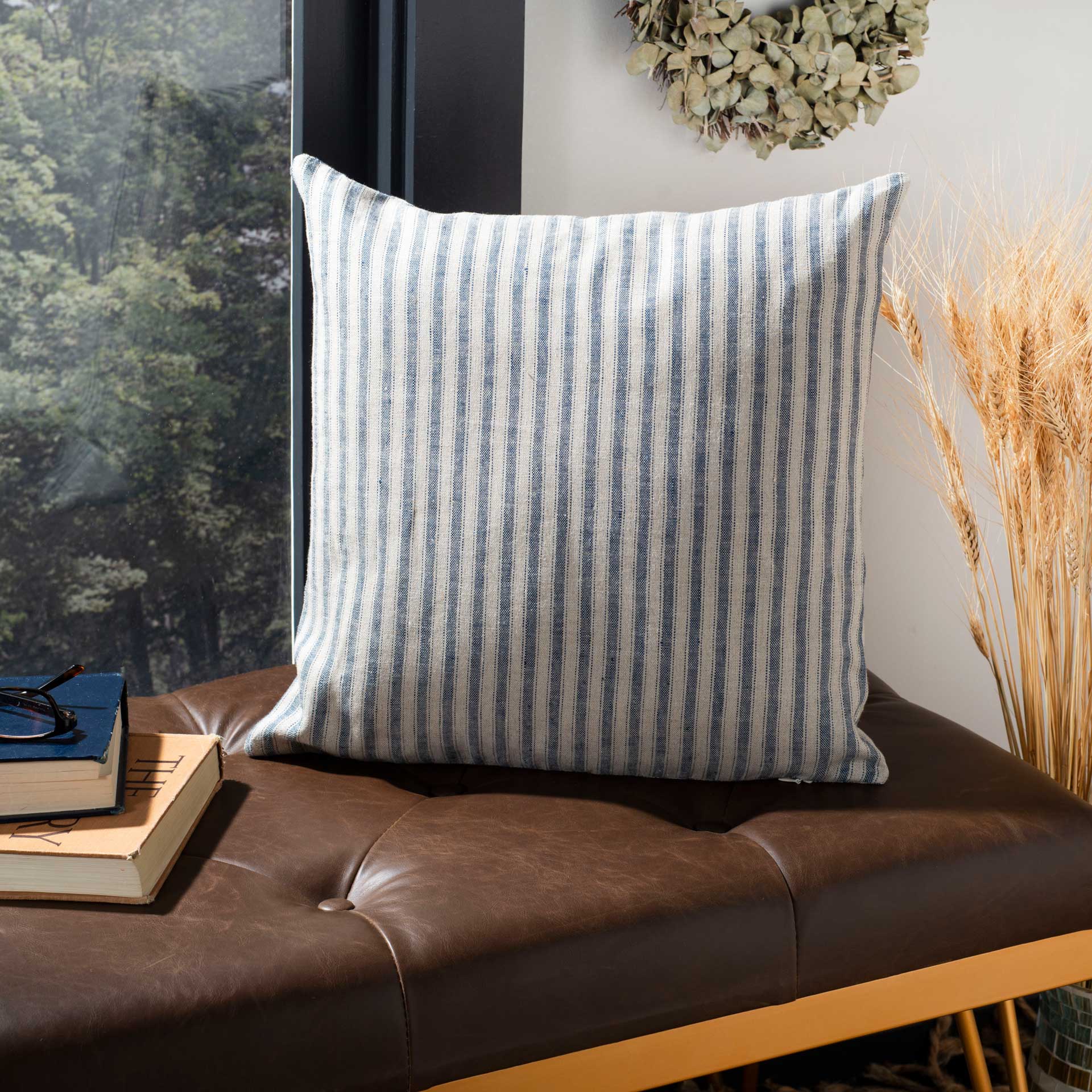 Tread Pillow Blue/Natural - Image 5
