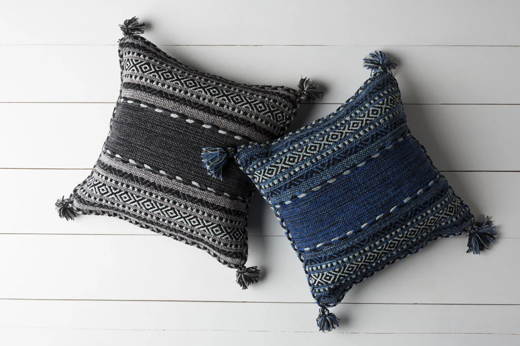 Trenza Cobalt/Navy Pillow - Image 2