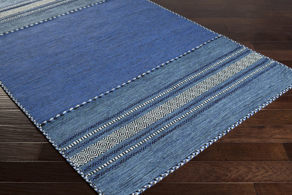 Trenza Navy/Cobalt Area Rug - Image 2
